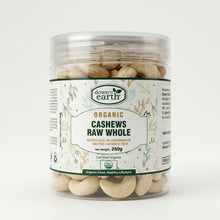 Cashews Raw Whole Organic 250g (6 pack)