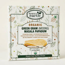 Green Gram (Moong) Masala Papadum Organic 200g