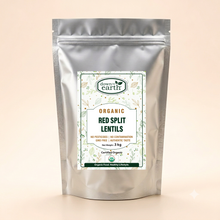 Red Split Lentils (Masoor Dal) Organic 3kg
