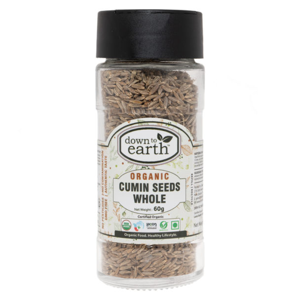 Cumin Seeds Whole Organic 60g DTE Foods