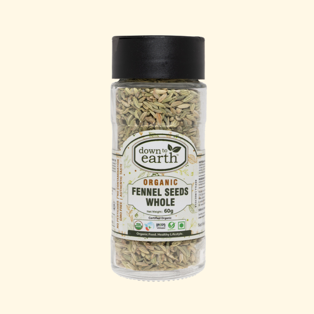Fennel Seeds Whole Organic 60g