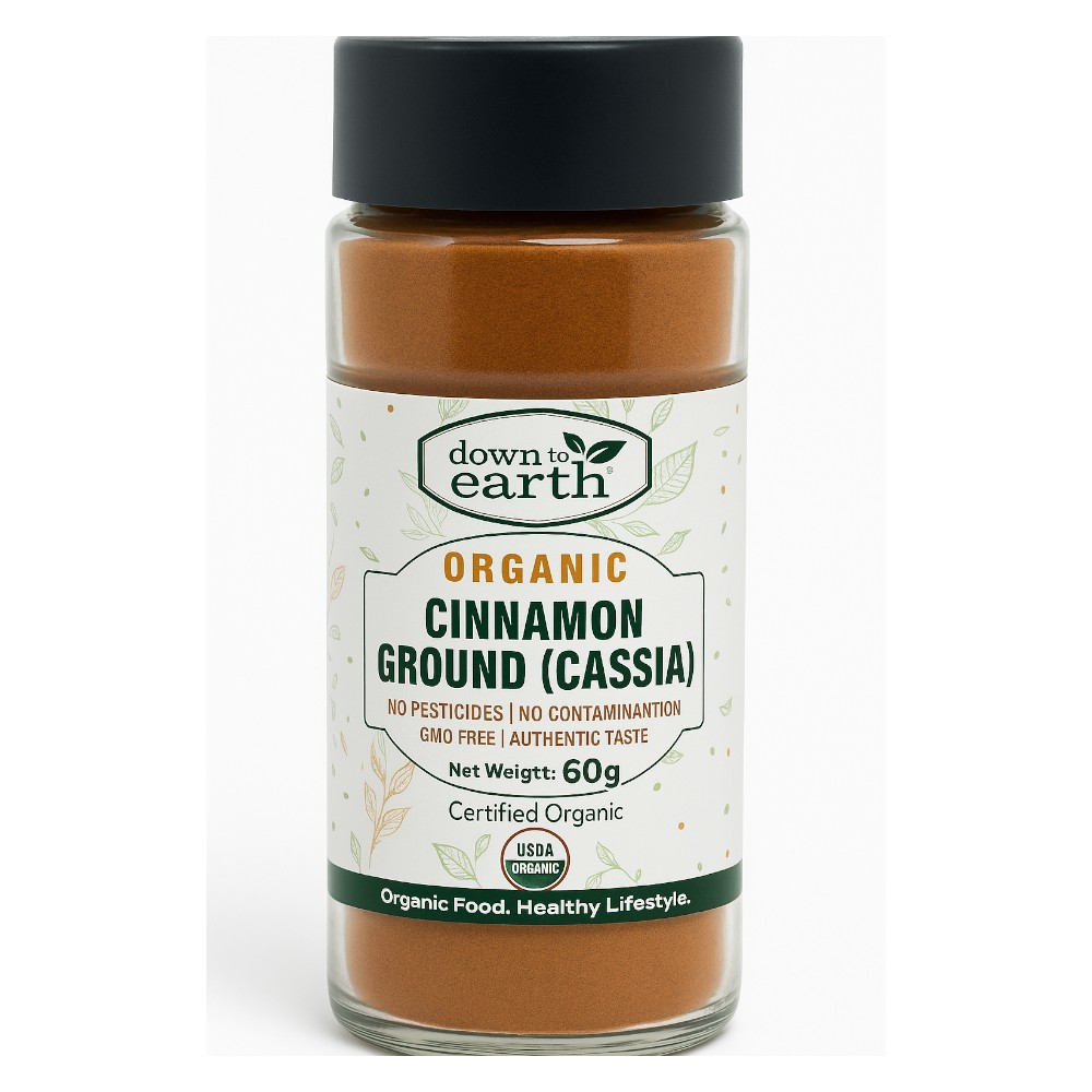 Cinnamon Ground Organic (Cassia) 60g