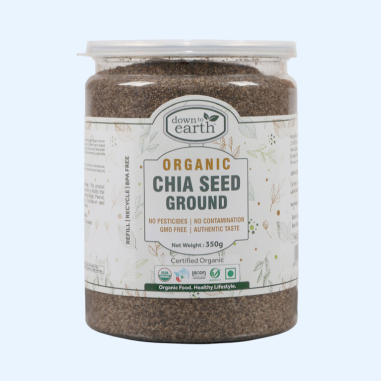 Chia Seeds Ground Organic 350g DTE Foods