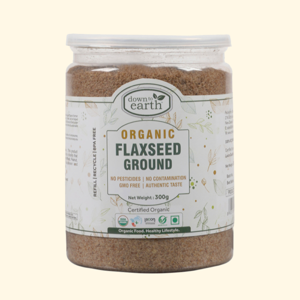 Flaxseed Ground Organic 300g DTE Foods